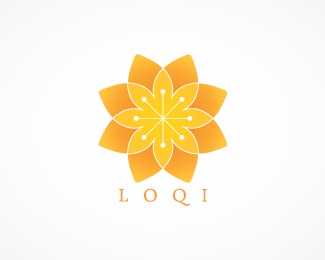 3d,flower,lotus logo