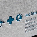 Med Traveler Letterpress Card