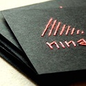 Handmade Thread Embroidered Cards
