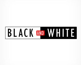 Black And White logo