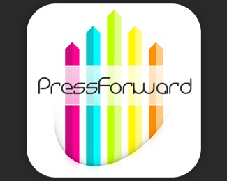 Press Forward Redesign logo