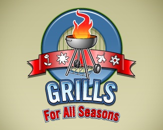 store,bbq,grill logo