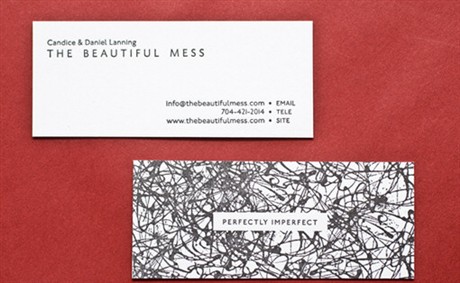 The Beautiful Mess business card