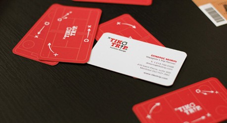 Tiko Trip Design business card