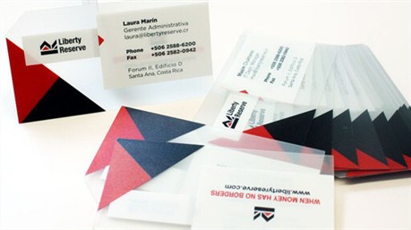 Transparent business card