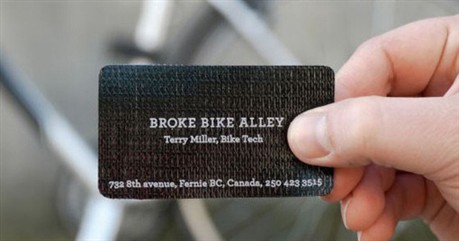 Tire Patch business card