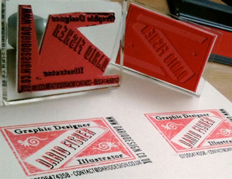 Rubber Stamp business card