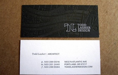 Todd Lasher Design business card
