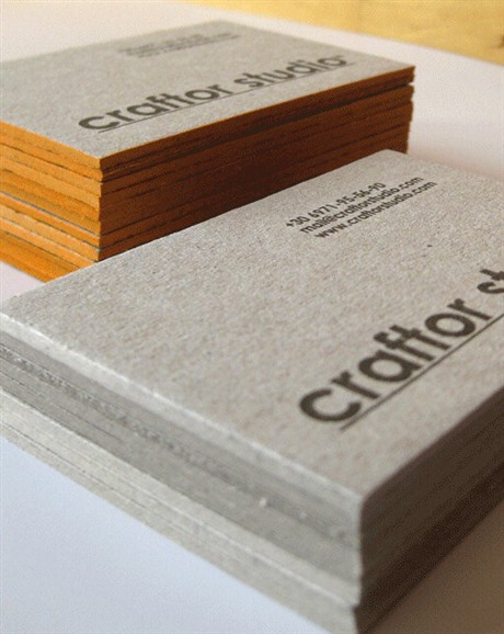 Super Thick business card