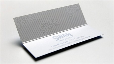 Swan Identity Design business card