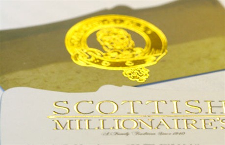 Scottish Millionaire business card