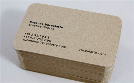 Box Board Business Card business card