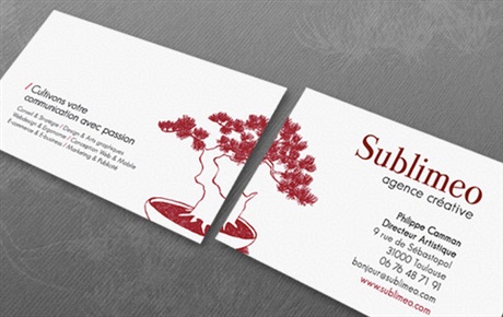 Bonsai Design Inspiration business card