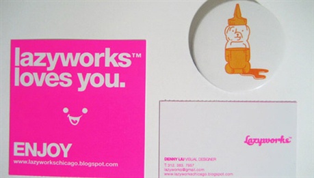 Bright Pink Business Cards business card