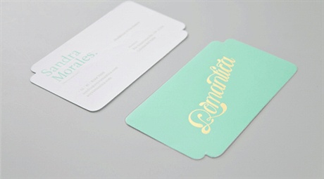 Bright Color Design business card