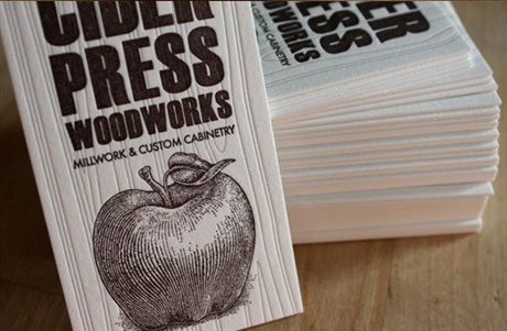 Cider Press Wood Works business card