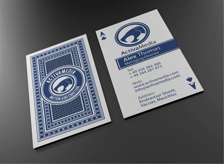 Casino Style Business Card business card