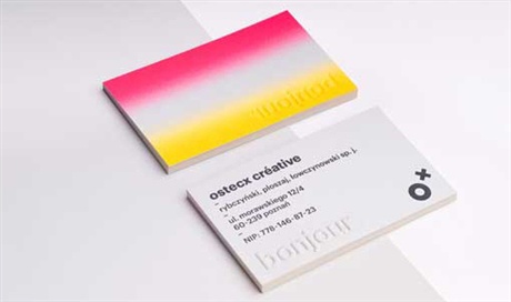 Contrast And Simplicity business card