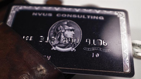 Black AMEX ‘ Business Card’ business card