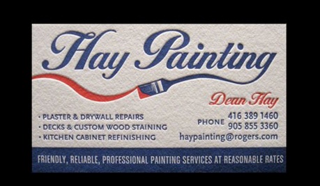 Old Fashioned Letterpress business card