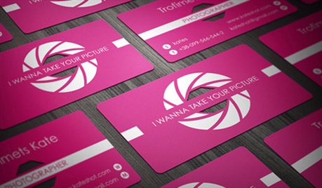 Photographer’s Business Card Design business card