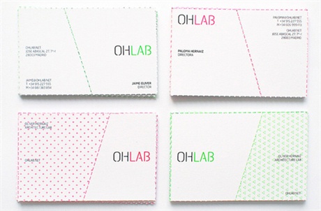 Perforated Business Cards business card