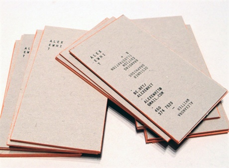 Recycled Personal Identity business card