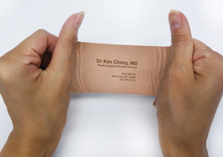 Creative Identity Business Card Concept For A Plastic Surgeon business card
