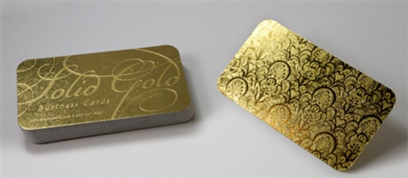 Gold Business Card business card