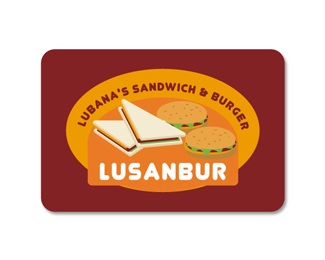 burger,illustration,indesign,sandwich,lusanbur logo