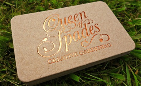 Queen Of Spades Design business card