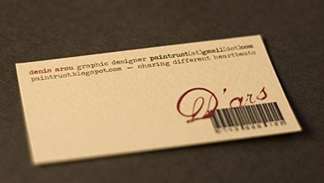 Denis Arsu – Paintrust business card