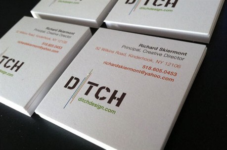 Ditch Design business card