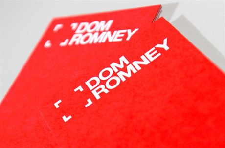 Dom Romney Photographer business card