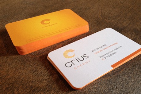 Cool Orange business card