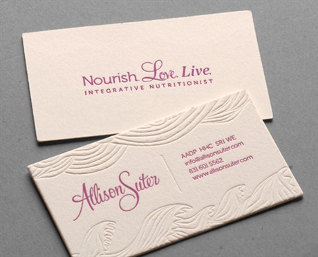 Cotton Printed Card business card