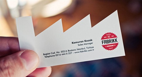 Fabrikk business card