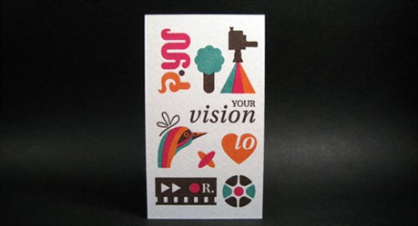 Four Color Letterpress business card