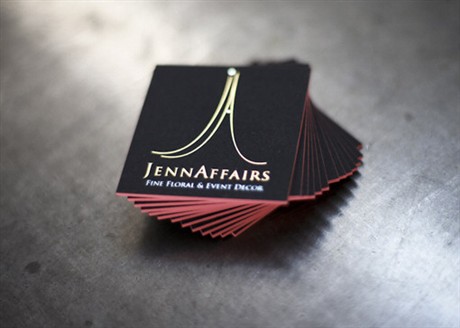 Foil Stamped business card