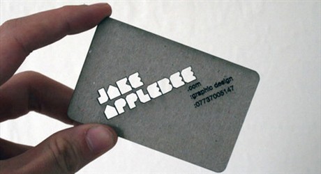 Laser Cut business card