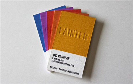Painter business card