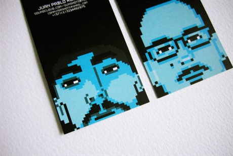 Pixel Art Cards business card