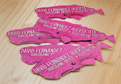 Pink Whale business card