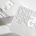 Beautiful White Letterpress