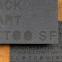 Black On Black Letterpress