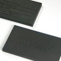 Black Laser Cut Business Cards