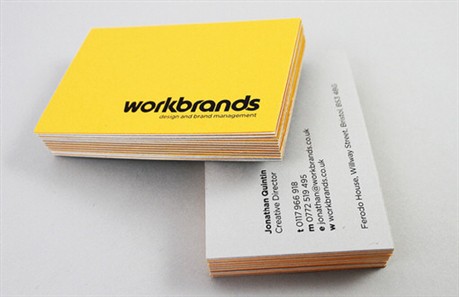 Yellow Identity Design business card