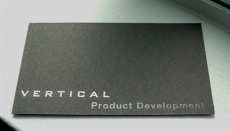 Vertical Product Development business card