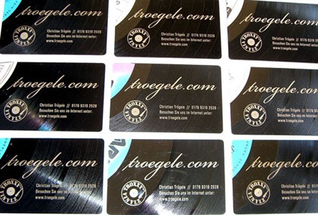 Vinyl Record business card