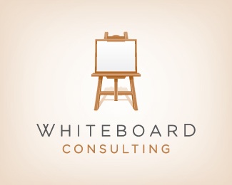 consulting,easel,whiteboard logo